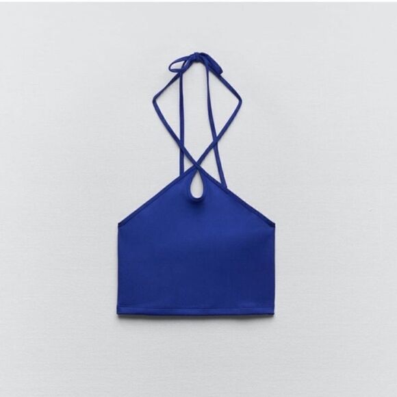 ZARA Cut Out Crop Top NWT - Picture 11 of 12